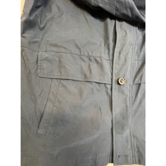 VTG NEWPORT HARBOR Unisex Large Blue Zip Snap Button Lined Windbreaker J… - Picture 6 of 14